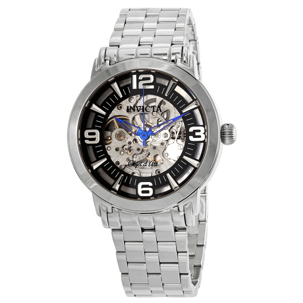 Invicta Men's Objet D Art Automatic-self-Wind Watch with Stainless-Steel  Strap(Model: 22598)